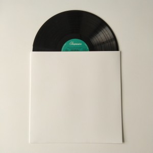 Couverture de disque 12 LP carton blanc / disque sans trou