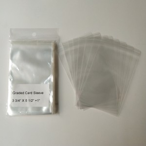 Manchons de cartes en plastique polypropylène transparent de 2 mil